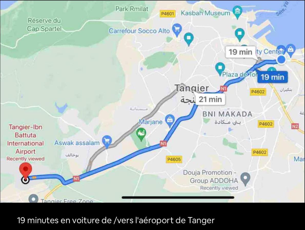 Joli Studio Vue Sur Mer - Gare Tgv Tanger Exteriör bild
